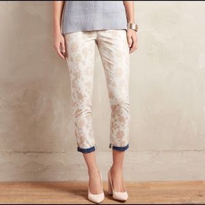 Anthropologie Jacquard Charlie Trouser